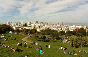 Food Fights & Food Carts in Dolores Park