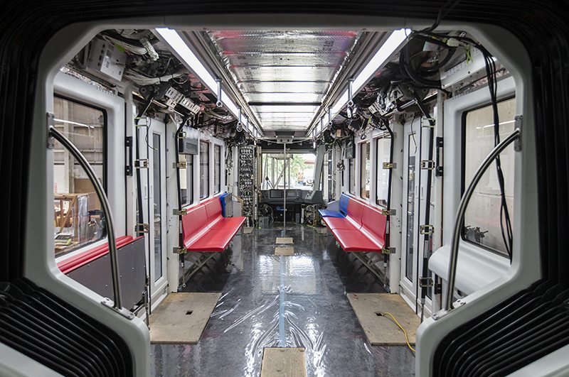 New Muni trains: Inside the Vehicle