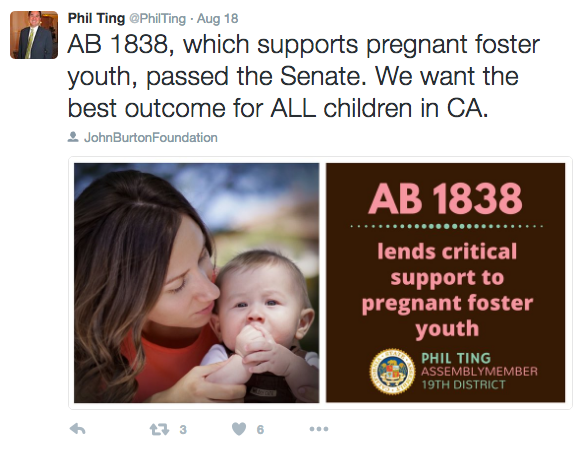 AB 1838 - Support for Pregnant Foster Youth